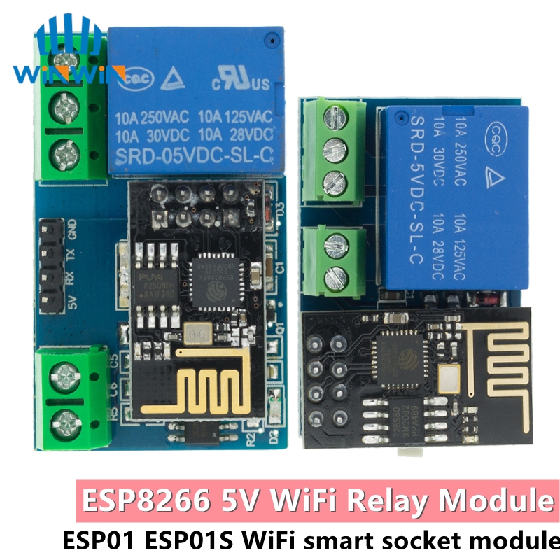 Esp8266 Relay Module - ESP8266 ESP-01 ESP-01S 5V WiFi Relay