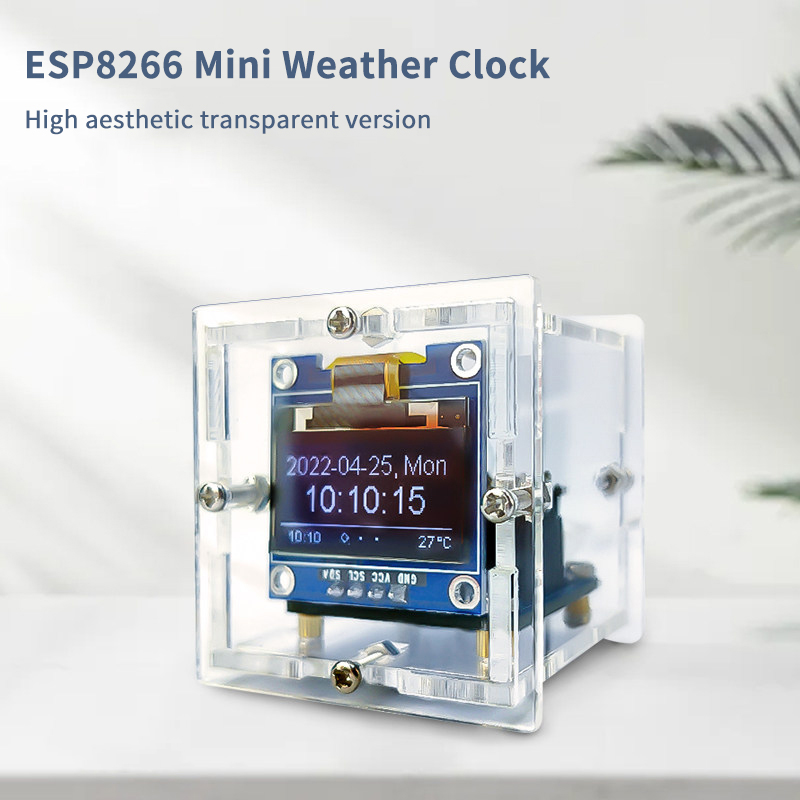 ESP8266 Mini Weather Clock Kit - đánh giá và giá Electronics Project Kit