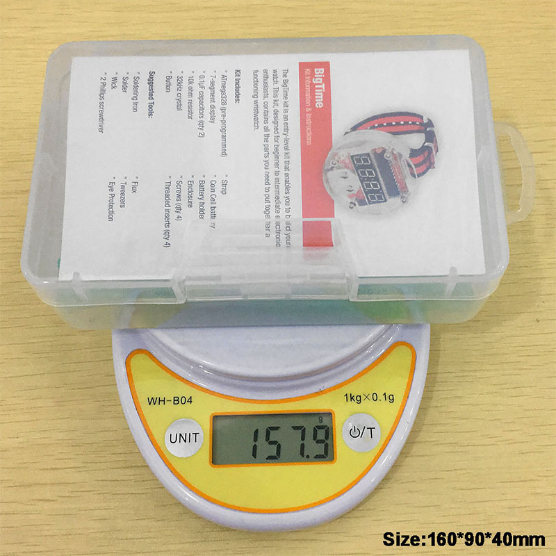Single Chip LED Kit Clock DIY  - đánh giá và giá Microcontroller Kit