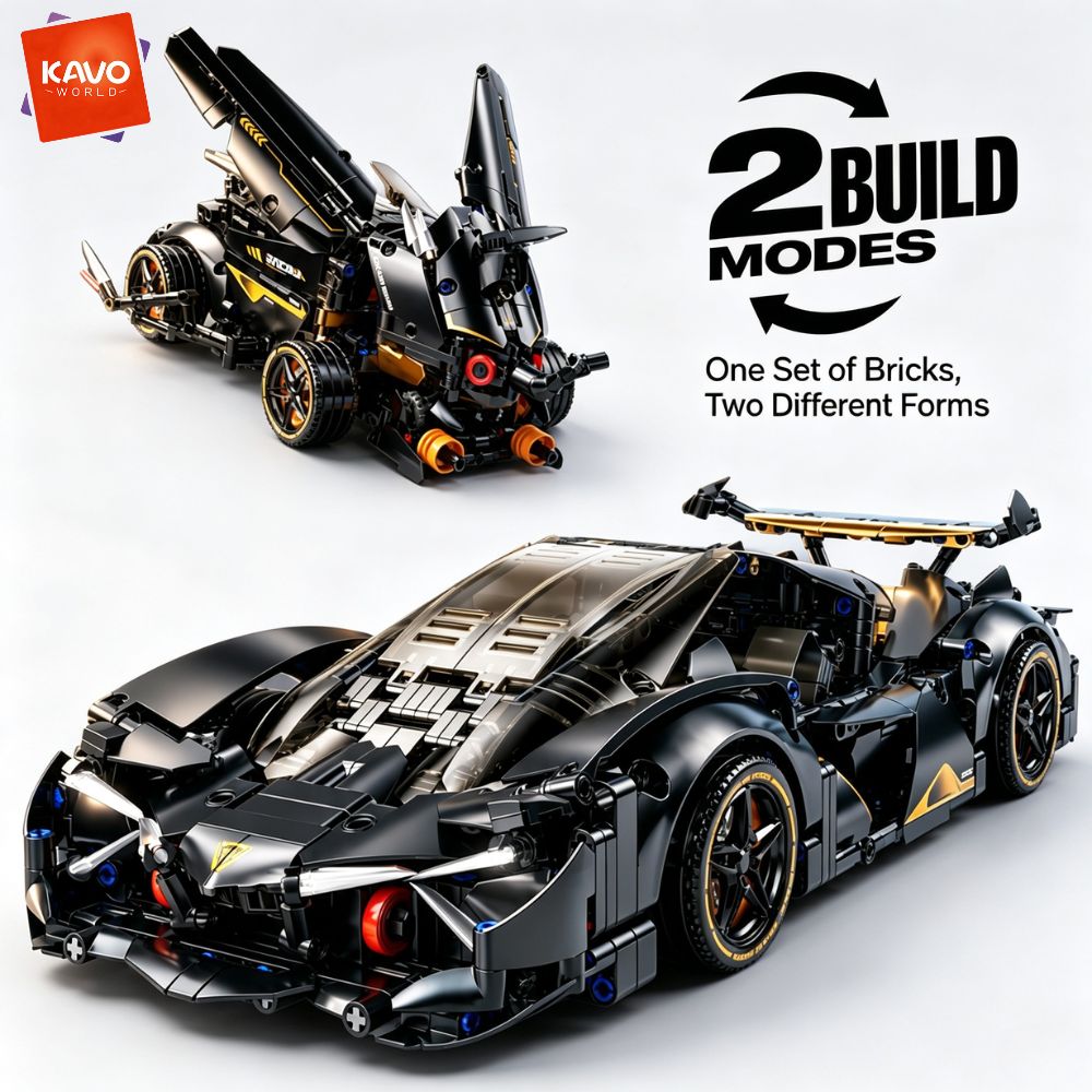 KAVOWORLD 1248pcs MOC Black Ra - đánh giá và giá Stem Robotics Kit
