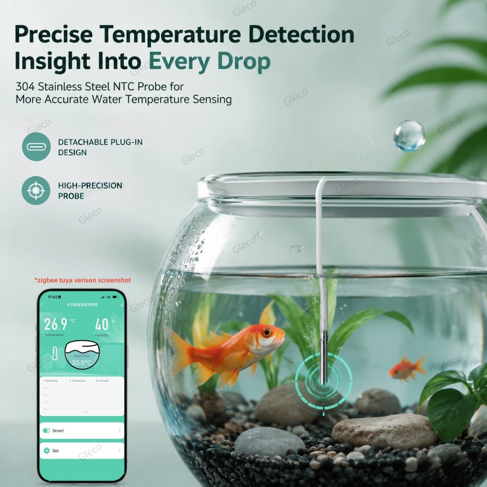 Zigbee NTC Temperature Humidit - đánh giá và giá Smart Home Automation Kit