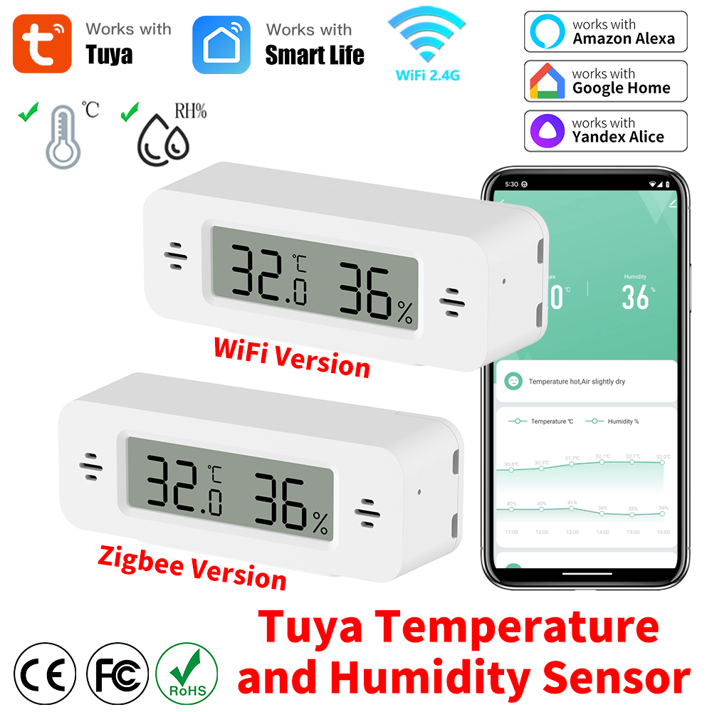 Tuya WiFi/Zigbee Temperature H - đánh giá và giá Smart Home Automation Kit