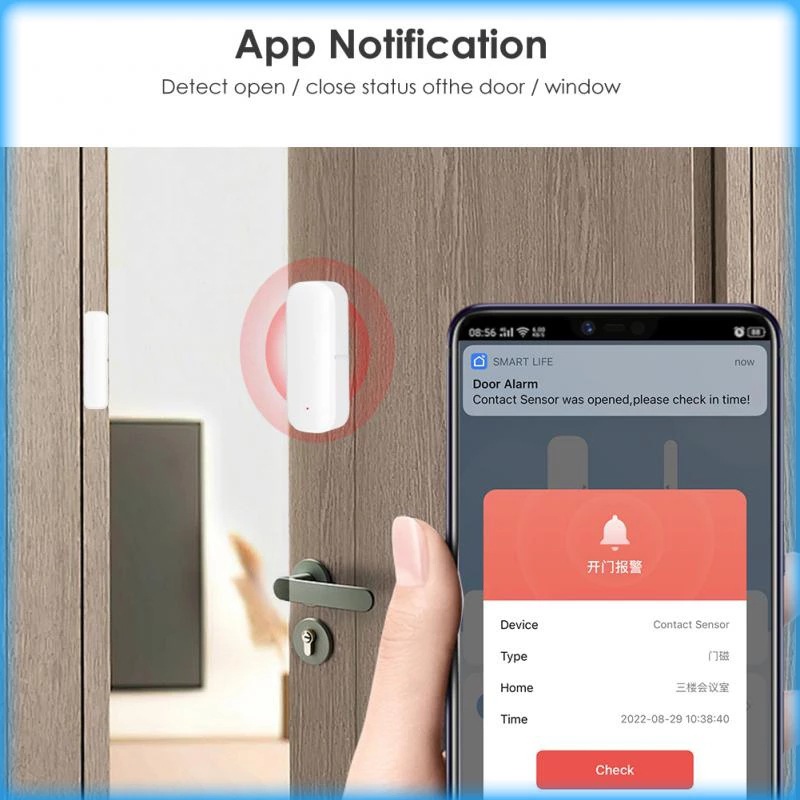 Tuya Wi-Fi Smart Door And Wind - đánh giá và giá Smart Home Automation Kit