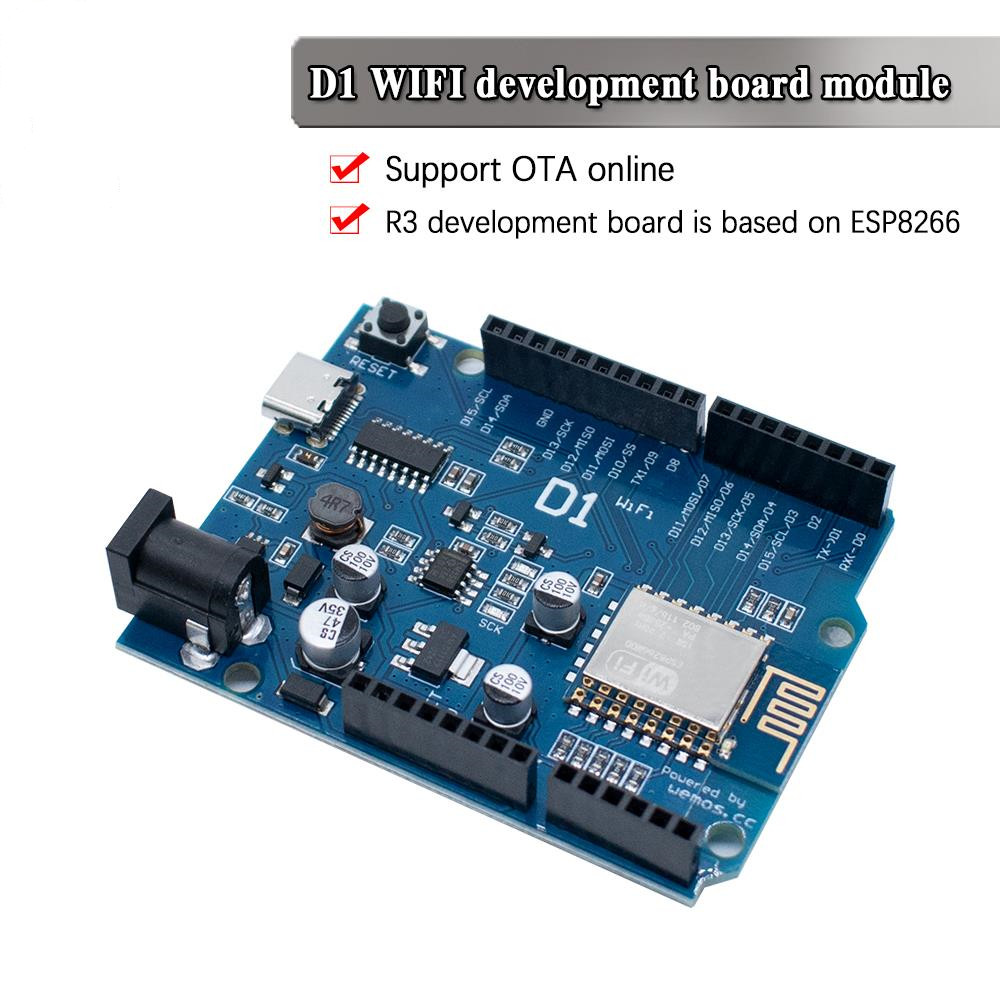 WeMos D1 UNOR3 CH340 ESP-12E C - đánh giá và giá Esp32 Smart Home Kit