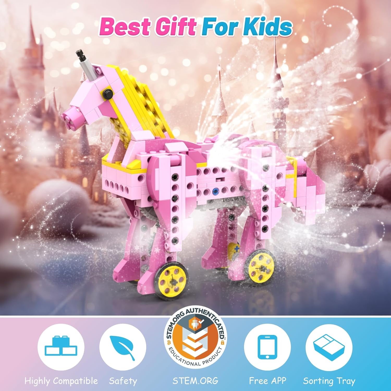 Apitor STEM Toys for Girls Gif - đánh giá và giá Stem Robotics Kit