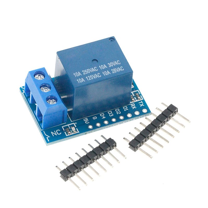 AS95-One Channel Wemos D1 Mini - đánh giá và giá Esp8266 Relay Module