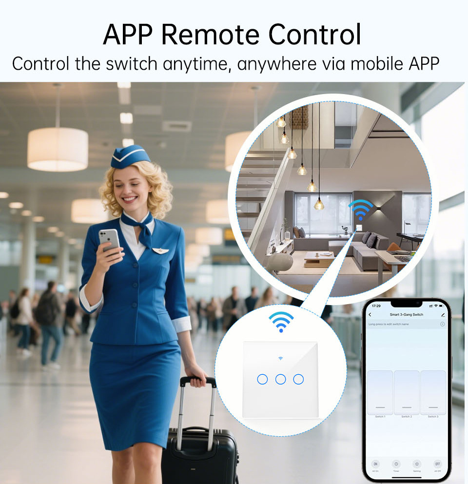 WiFi RF 433mhz Touch Wall Ligh - đánh giá và giá Smart Light Switch Wifi