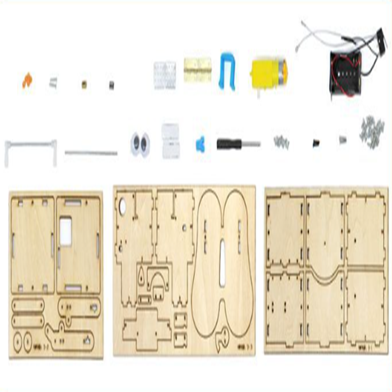 Wooden Assemble DIY Robot Eati - đánh giá và giá Stem Robotics Kit