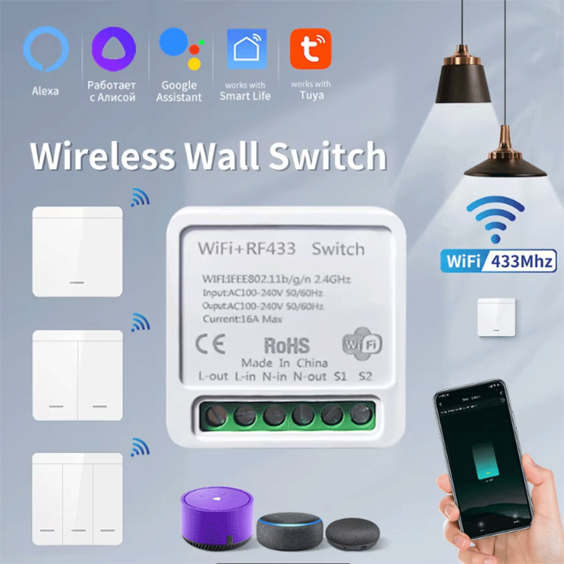 Tuya WiFi Smart Light Switch S - đánh giá và giá Smart Light Switch Wifi