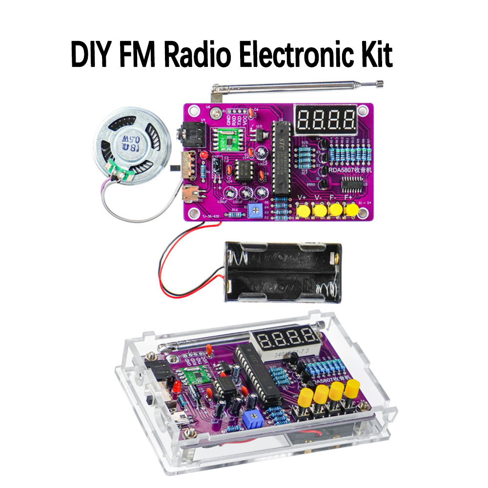 DIY FM Radio Electronic Kit 87 - đánh giá và giá Electronics Project Kit