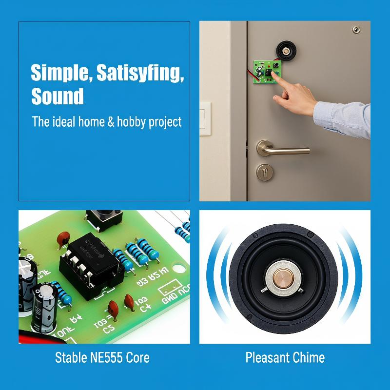NE555 Doorbell DIY Soldering P - đánh giá và giá Electronics Project Kit