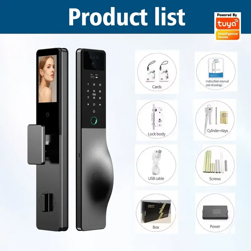 Smart Lock Intercom Password T - đánh giá và giá Smart Door Lock Wifi