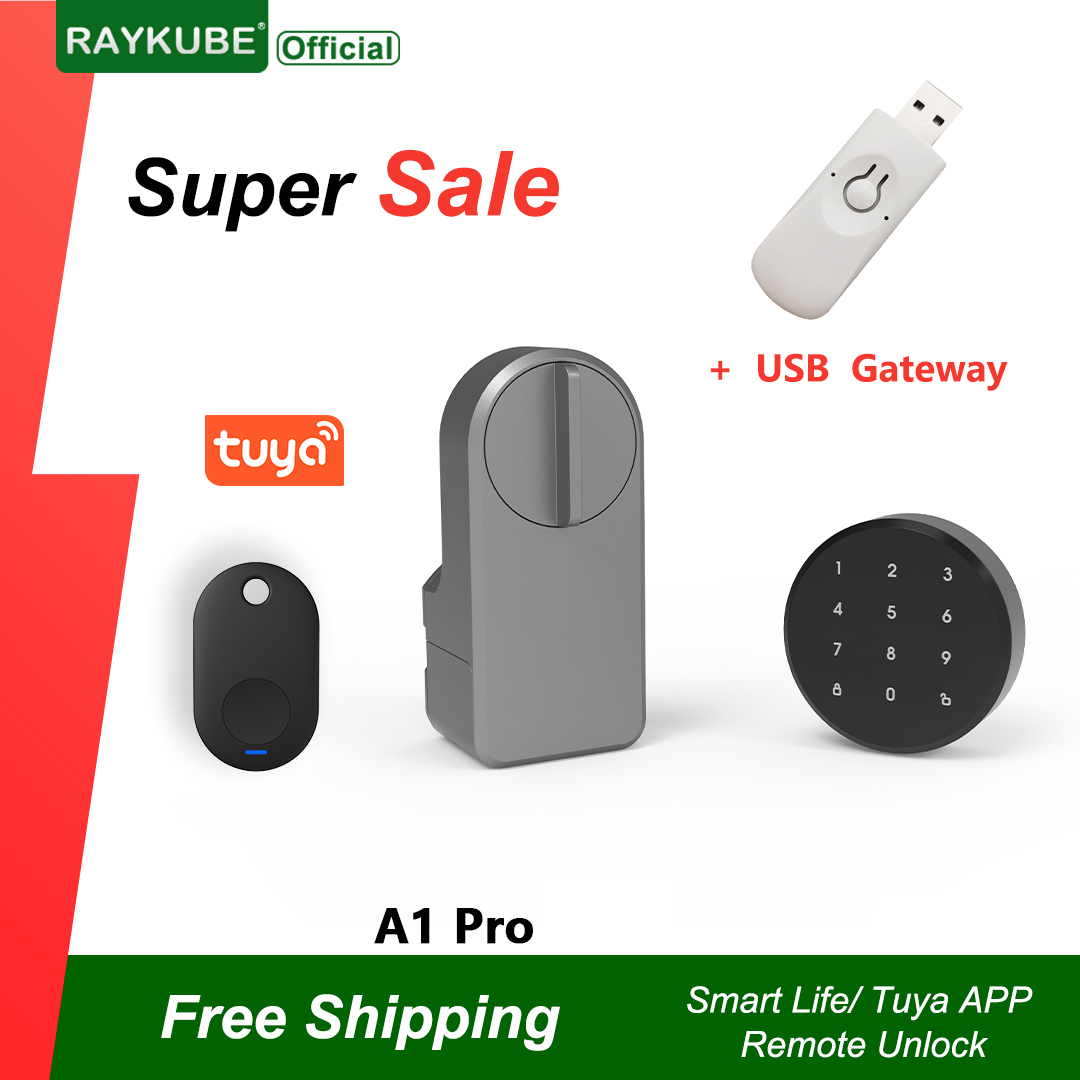 RAYKUBE A1 Pro Tuya BEL Smart  - đánh giá và giá Smart Door Lock Wifi