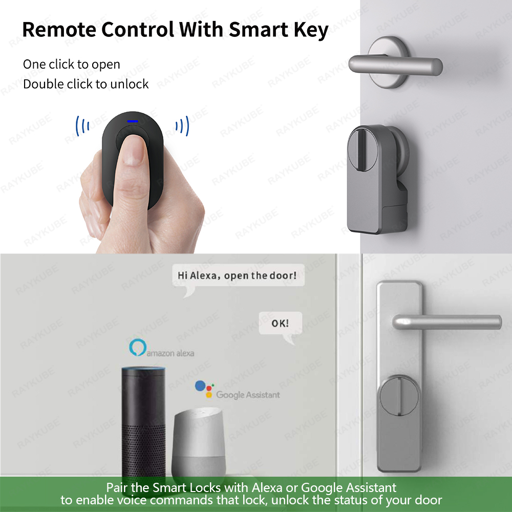 RAYKUBE A1 Pro Tuya BEL Smart  - đánh giá và giá Smart Door Lock Wifi