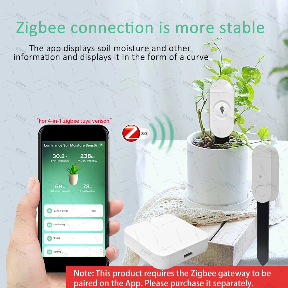 Zigbee Soil Moisture Sensor Me - đánh giá và giá Smart Home Automation Kit