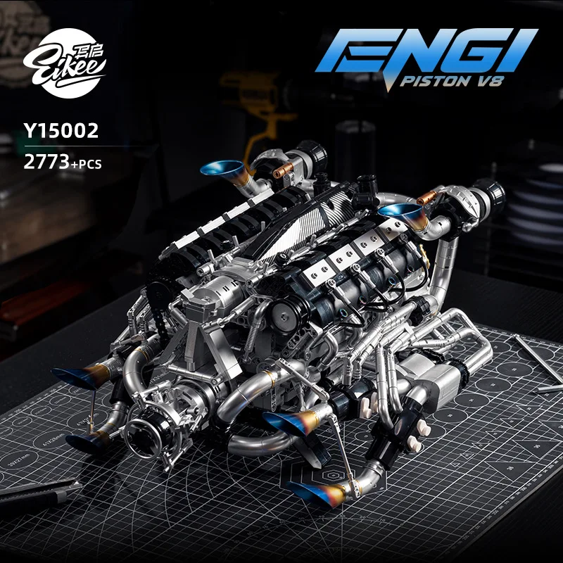 V8 Engine Building Kit for Adu - đánh giá và giá Stem Robotics Kit