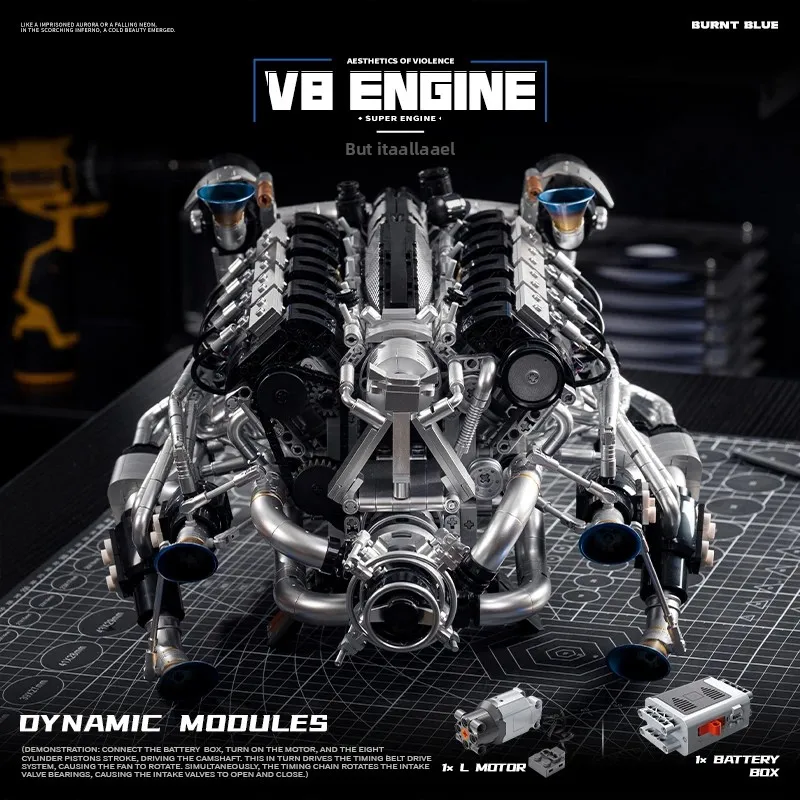 V8 Engine Building Kit for Adu - đánh giá và giá Stem Robotics Kit