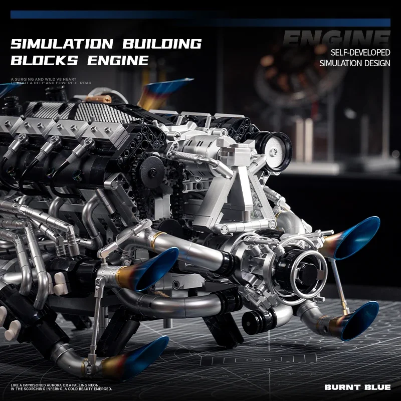 V8 Engine Building Kit for Adu - đánh giá và giá Stem Robotics Kit