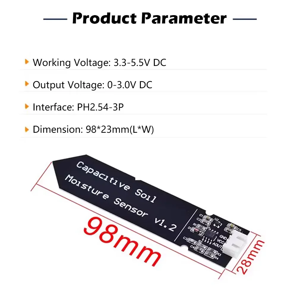 5/10PCS Capacitive Soil Moistu - đánh giá và giá Sensor Kit Arduino