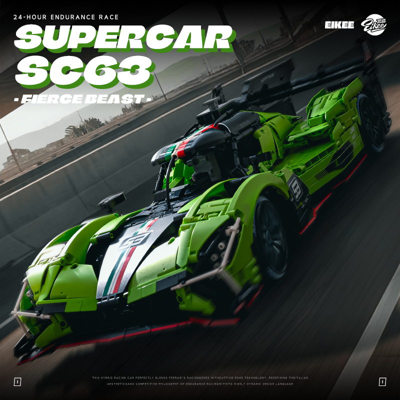MOC Lamborghini SC63 WEC & IMS - đánh giá và giá Stem Robotics Kit