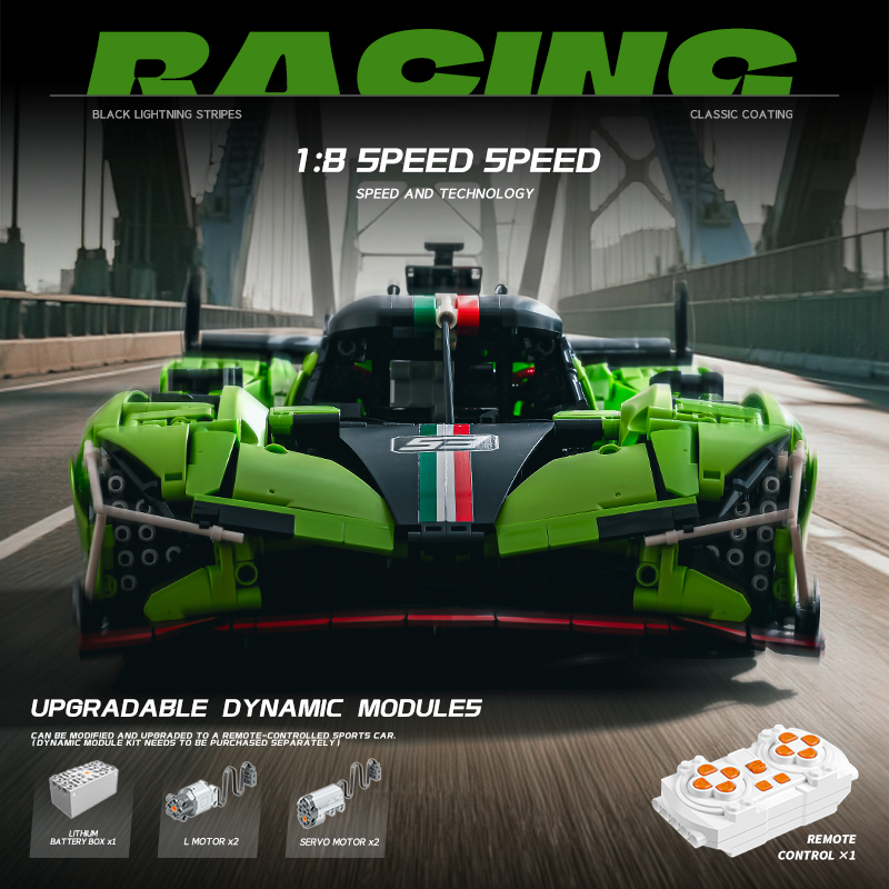 MOC Lamborghini SC63 WEC & IMS - đánh giá và giá Stem Robotics Kit