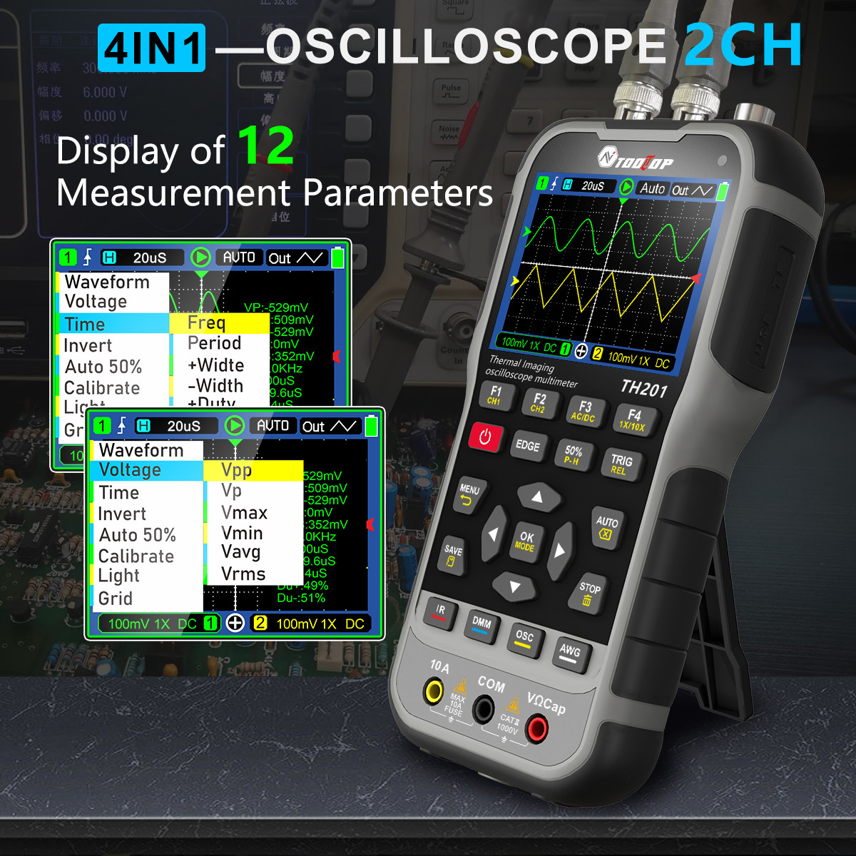 TOOLTOP TH201 4in1 Thermal Ima - đánh giá và giá Microcontroller Kit