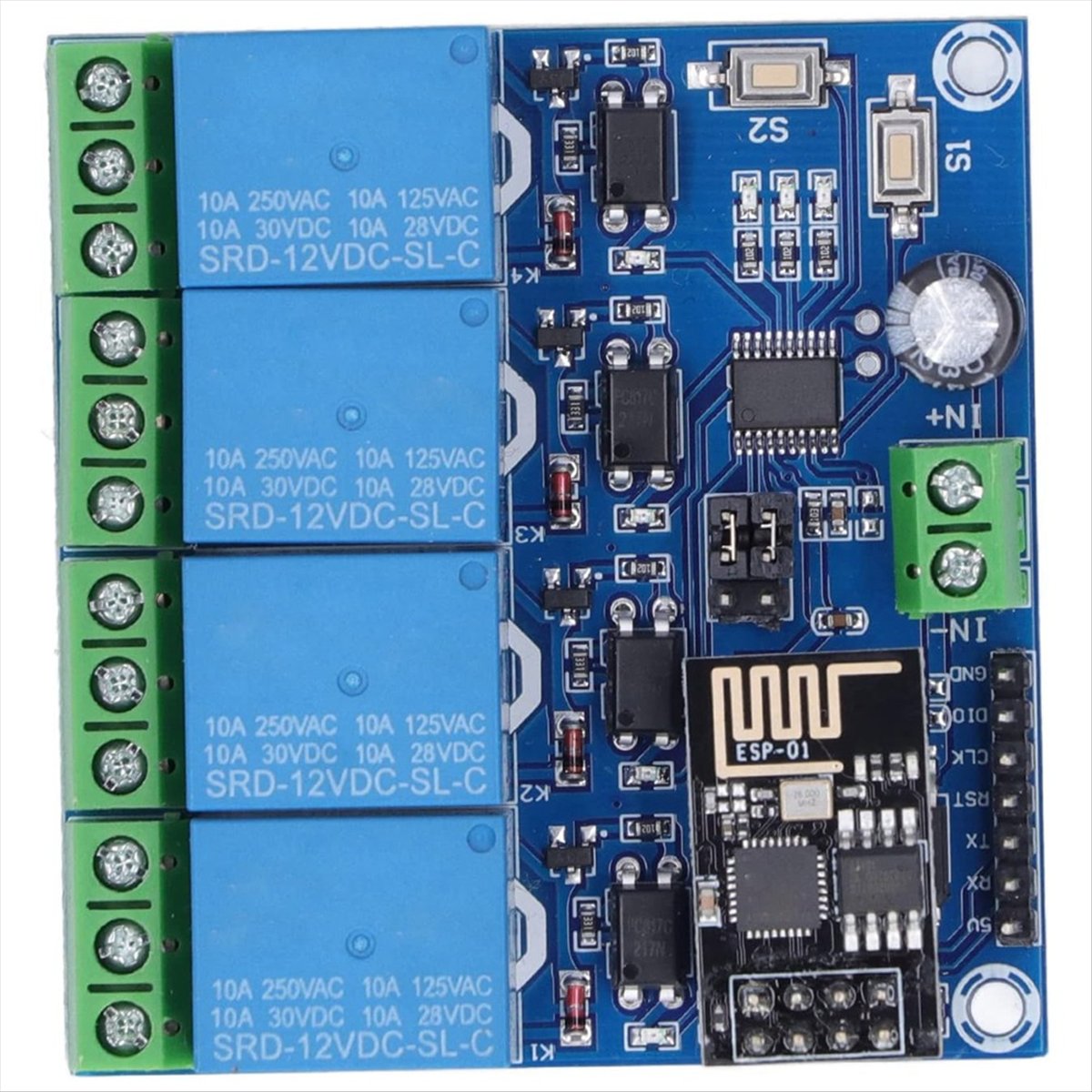Super Sale 4 Channel WiFi Wire - đánh giá và giá Esp8266 Relay Module