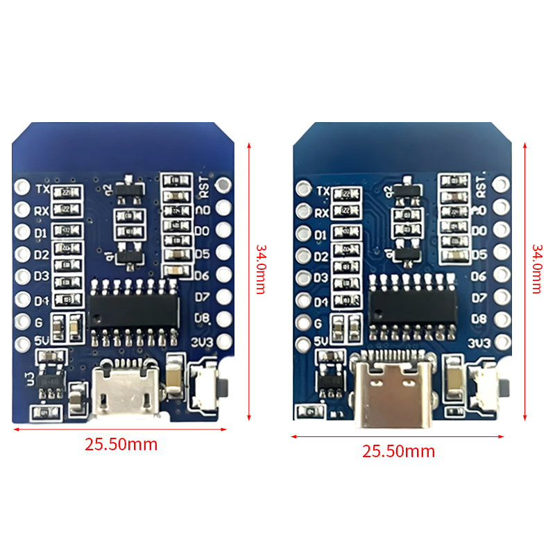 XCW WeMos D1 Mini TYPE-C/Micro - đánh giá và giá Esp8266 Relay Module
