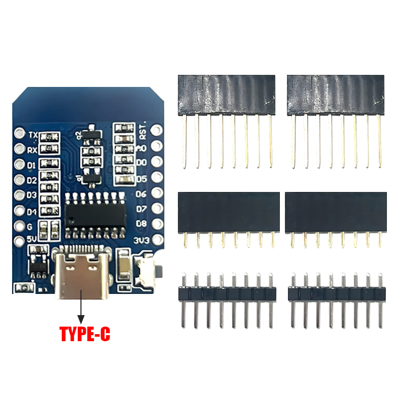 XCW WeMos D1 Mini TYPE-C/Micro - đánh giá và giá Esp8266 Relay Module