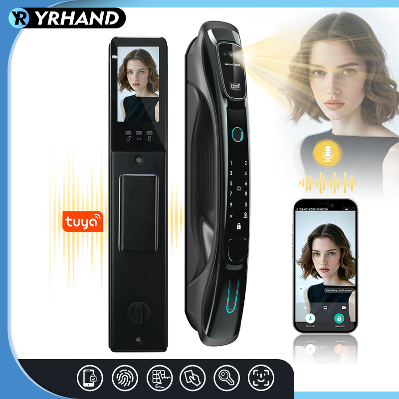Smart Lock 3D Face Recognition - đánh giá và giá Smart Door Lock Wifi