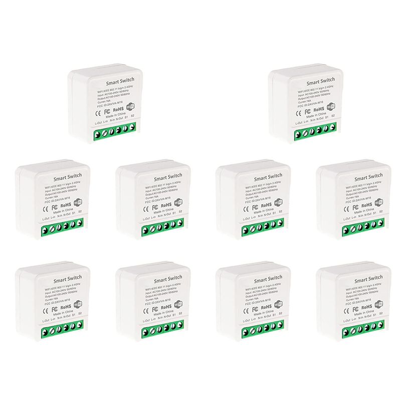 10X Mini Smart Wifi Relay Swit - đánh giá và giá Smart Light Switch Wifi