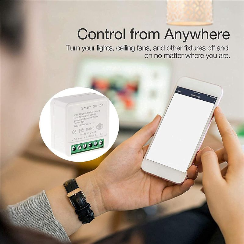 10X Mini Smart Wifi Relay Swit - đánh giá và giá Smart Light Switch Wifi