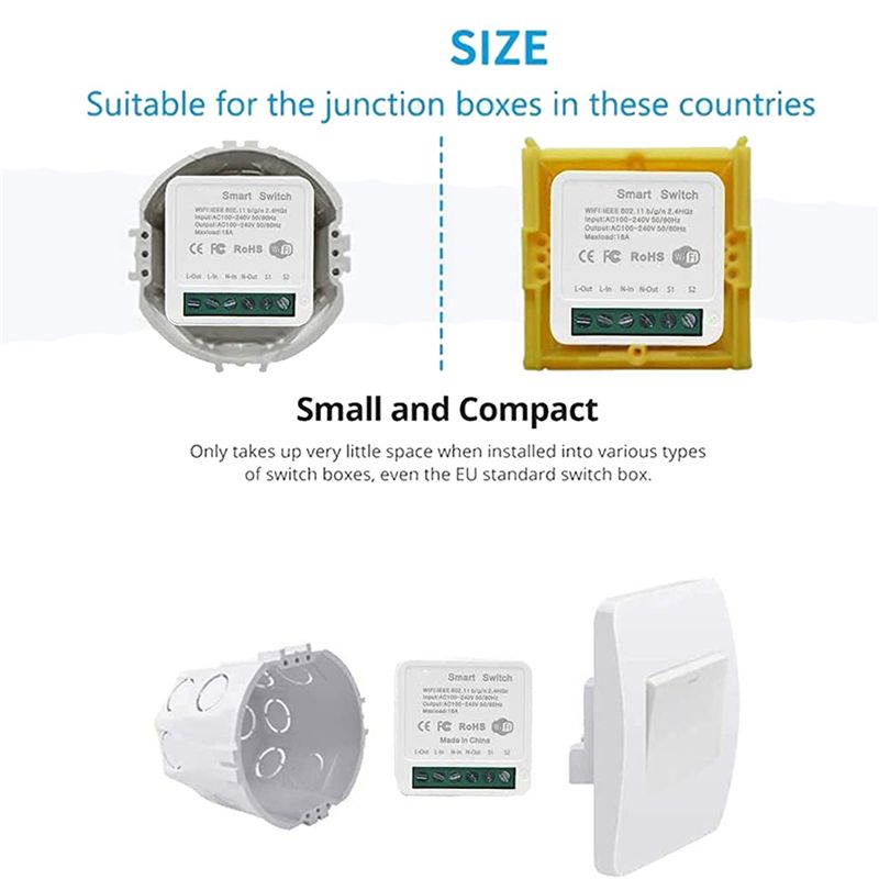 10X Mini Smart Wifi Relay Swit - đánh giá và giá Smart Light Switch Wifi