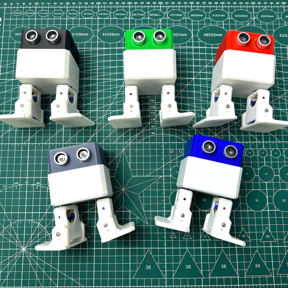 3D Printed Biped Walking Robot - đánh giá và giá Sensor Kit Arduino